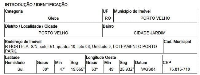 PORTO VELHO - CIDADE JARDIM