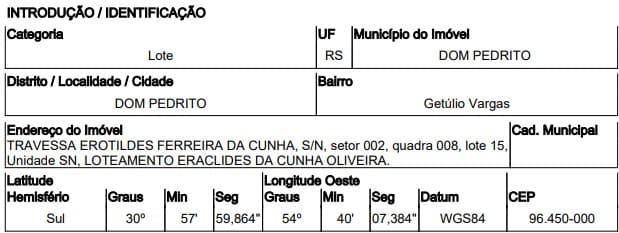 Foto LOTEAMENTO ERACLIDES DA CUNHA OLIVEIRA